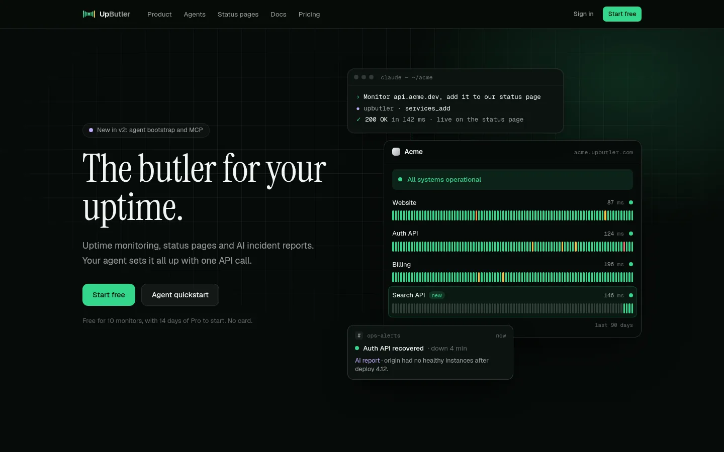 UpButler website